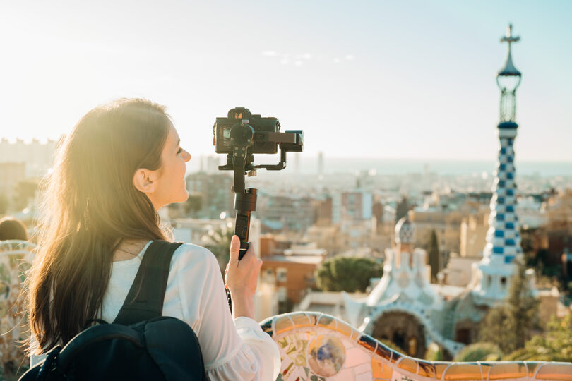 Vlogger in Spain