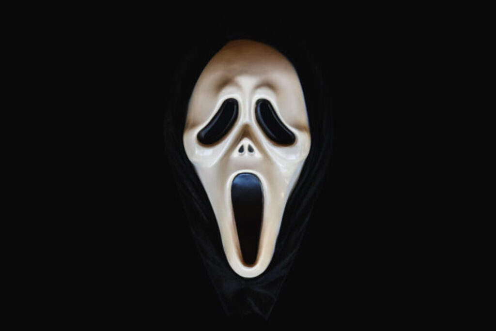Ghostface from the slasher-horror movies Scream